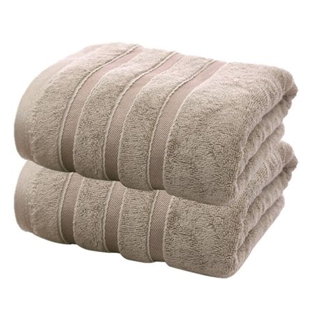 2-pack stora badlakan i bambufiber, supermjuka för badrummet