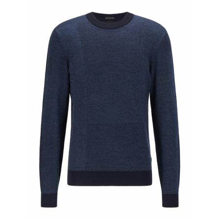 Hugo Boss, Pullower Niebieski, Mężczyzna, Rozmiar: M
