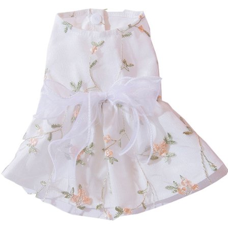 Hundklänning Hund Princess Klänningar Outfit Puppy Dog Kjol Spets