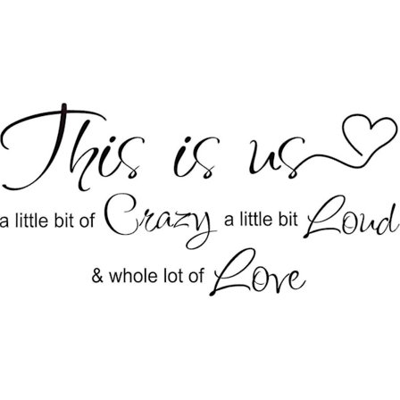 Seinätarra Rakkauslause Inspiroiva Perheen Lainaus Tarra