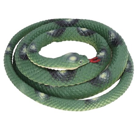 Simuleret Slange Model Boa Blomkål Slange Helt Slange Børns Prank Legetøj Halloween Dekorationer Grøn