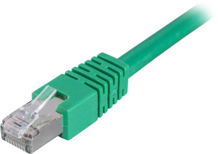Deltaco Koblingskabel - RJ-45 (hann) til RJ-45 (hann) - 2 m - FTP - CAT 6 - grønn