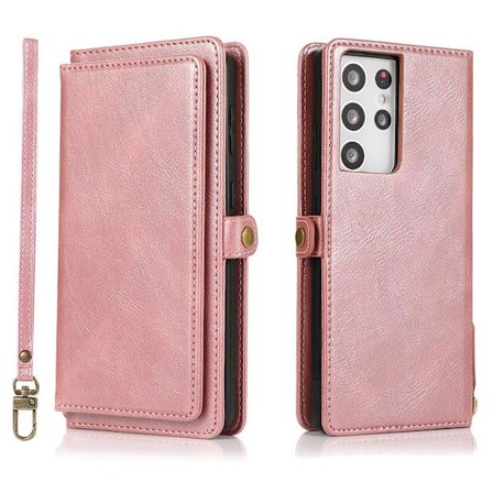 Samsung Galaxy S21 Ultra - Genomtänkt Praktiskt 2-1 Plånboksfodral