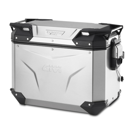 Sideveske Givi Trekker Outback EVO Natural Aluminium