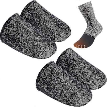 Neopren tåvarmere til vintersport, 2 par, 3 mm