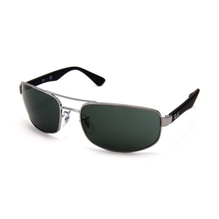 Ray-Ban -Aurinkolasit - Grey Wrap around - Ray-Ban RB3445 004 61