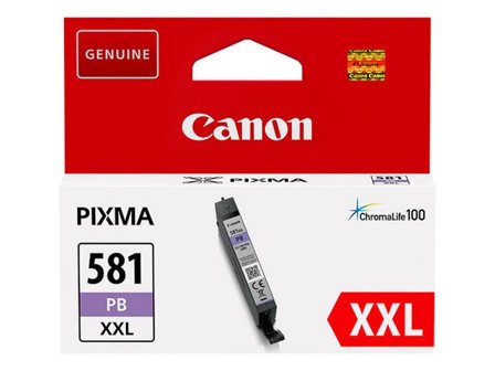 Canon CLI-581PB XXL-bläckpatron, Photo Blue, extra hög kapacitet, 11,7 ml - Lyreco - Toner och bläck - Bläckpatroner - Bläckpatroner Canon