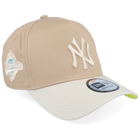 New Era - Beis adjustable Gorra - Hatstore Exclusive x New York Yankees Patch 9FORTY Stone/Camel A-frame Adjustable @ Hatstore