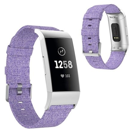 Fitbit Charge 4 / 3 kestävä ranneke - Violetti