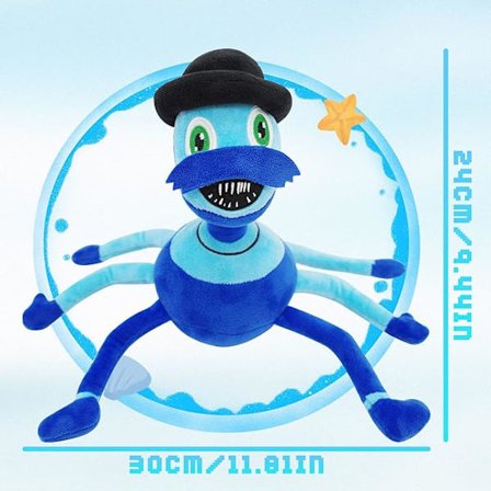 Poppy Playtime Daddy Long Legs, Huggy Wuggy plysj, Poppy Play