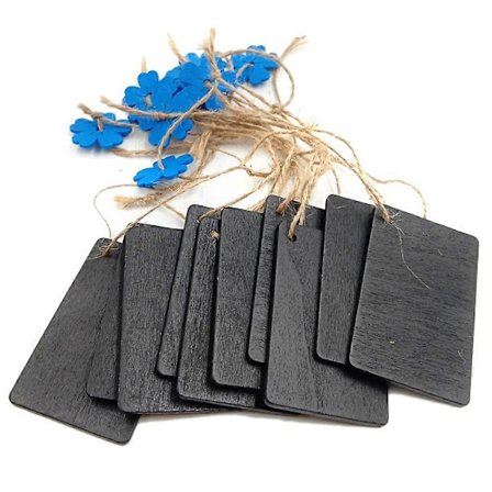 10 kpl Juuttiköysi Ripustuslaatta DIY Puulevy Seinätaide Kodin Sisustus Luova Liitutaulu Tervetuloa Kyltti Laatta Käsityöt (Sininen Kukka Väri)