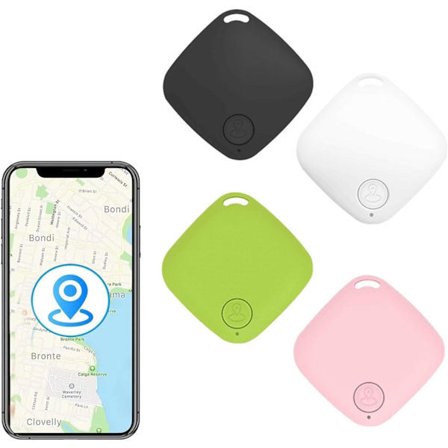 4 stk. Nøglefinder Smart Bluetooth Tracker Locator med Anti-Tab Alarm Påmindelse, Mistet Tag Kompatibel med Android og iOS, Egnet til Børn