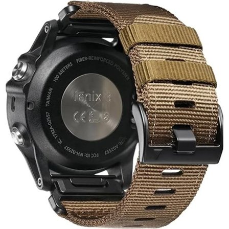 22 26 mm Nylon Military rem För GARMIN FENIX7 7X PRO 6 6X Mjuk slitstark remkropp För 965 Instinktiv ersättningsrem