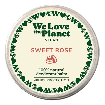 We Love The Planet Deodorant Balm Sweet Rose 35 g, Parfumer & Dufte, Til Hende, Deodorant