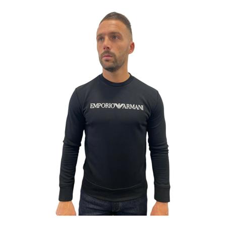 Emporio Armani, Sweatshirts Zwart, Heren, Maat:XL