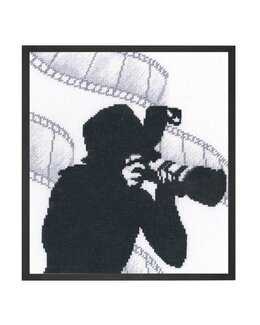 Broderikit Billede Kameraman - Ateljé Margaretha