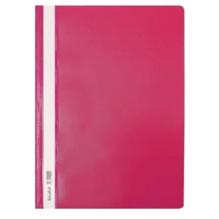 Kontorsmapp A4 med Rosa Plastficka