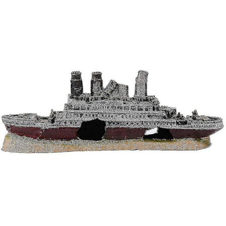 Titanic Akvarium Dekorasjon - Titanic Tapt Skipbrudd Skip Båt Akvarium Dekorasjon Ornament Vrak Eller