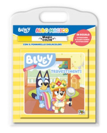 Travestimenti. Albo magico. Bluey. Ediz. a colori. Con 2 maschere da ritagliare. Con pennarello magico Cristina Panzeri