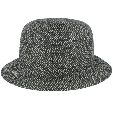 Seeberger - Papierborten Glocke Black Bucket Bucket Black Hat - @ Hatstore