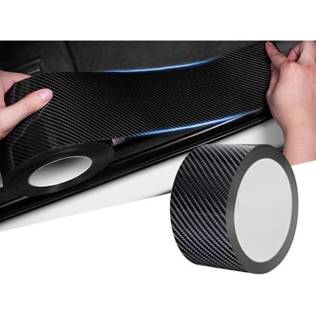 5cmX5m 5D Bil Dørkant Beskyttelsesklistermærke Carbon Fiber Beskyttende