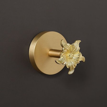 Messing Guld Dyre Hæg Solid Messing Frakke Hæg Dør Bag Hæg(Sunf