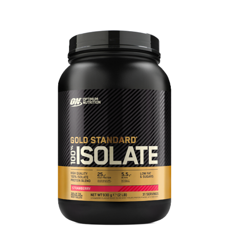 Optimum Nutrition Gold Standard 100% Isolate, 930 g, Strawberry