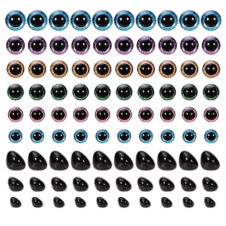 90 st plyschleksak virkning hantverk stora stoppade djur säkerhetsögon näsor db