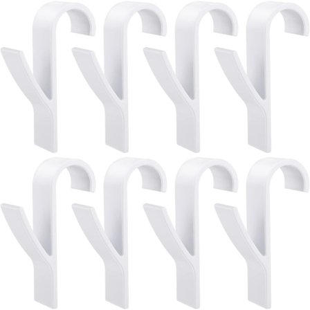 8 stk. radiator krog, håndklædeholder radiator krog, krog til hvid