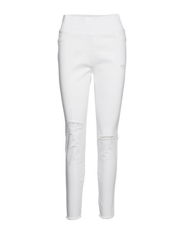 Fqshantal-Pa-Ankle-Broken Slim Jeans Hvit FREE/QUENT