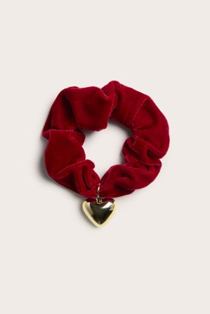 Kappahl | Gumka owijka z sercem | Czerwony