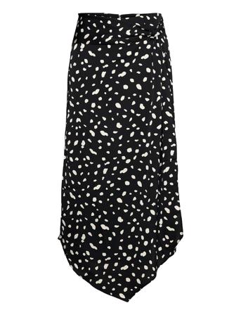 Vmcalina H/W Tie Skirt Fd20 Ga Black Vero Moda