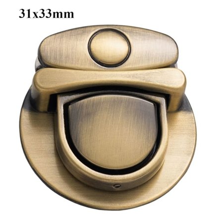 2 stk Slidstærkt lås Drejelås 31X33MM5 5