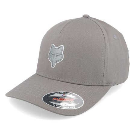 Fox - Cinza flexfit Boné - Fox Head Hat Steel Grey Flexfit @ Hatstore