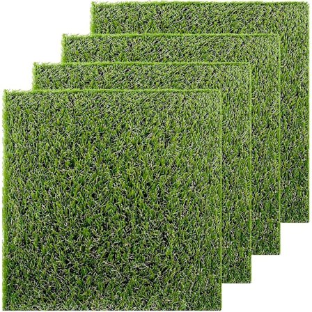 Konstgräsmatta, 4 st 12 x 12 konstgräs