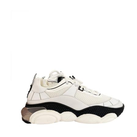 Moschino, Low Top Sneakers Wit, Heren, Maat:40 EU