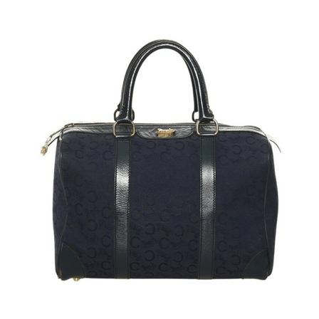 Celine Vintage HandTass , Blauw , Dames , Maat: ONE Size Vintage Tassen