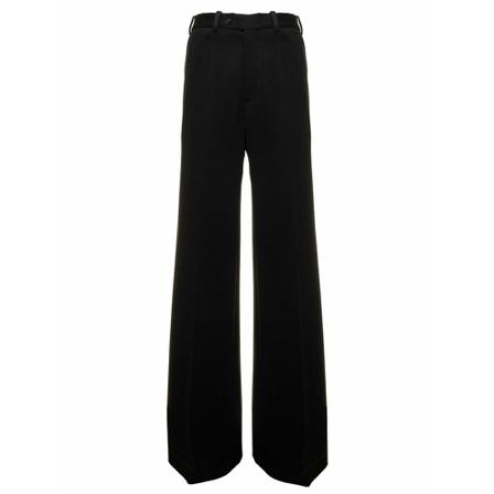 Maison Margiela, Wide Trousers Zwart, Dames, Maat:XS