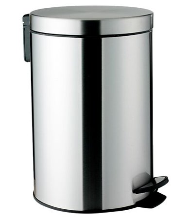 LEIFHEIT Pedalbøtte Rustfritt Stål 12L