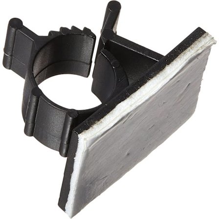 Pakke med 100 selvklæbende nylontrådsjusterbare kabelklemmer