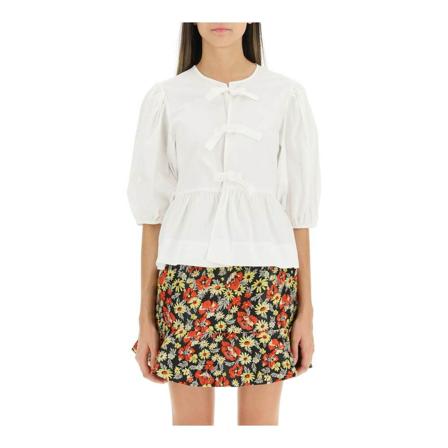 Ganni Blouses Hvid, Dame