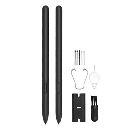 Til Tab S7 Stylus 4096 Trykniveau Præcis Størrelse Holdbar Stabil Smart Pen med 5 Spidser til Tab S7 Plus Tablet Sort