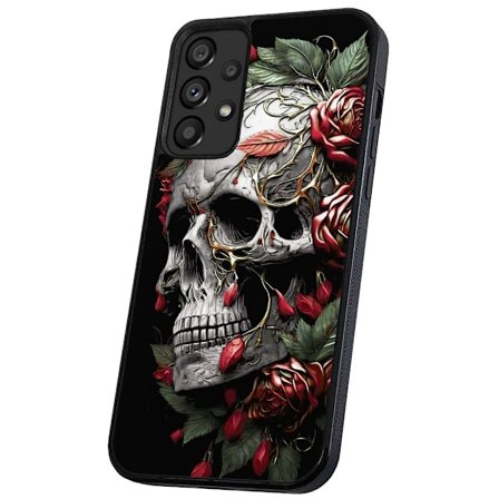 Samsung Galaxy A33 5G - Kuoret/Suojakuori Skull Roses
