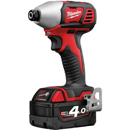 Milwaukee M18 BID-402C Slagskrutrekker med batteri og lader, Maskiner