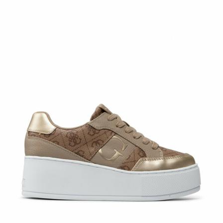 Guess Neiman 4G Logo Sneakers , Bruin , Dames , Maat: 40 EU