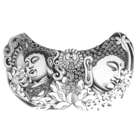 Lomme tatovering til bryst falsk bryst tatovering midlertidig gnuggis