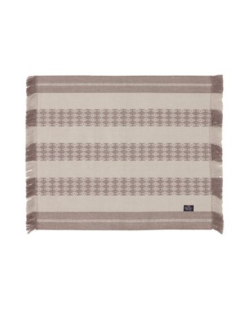 Lexington Jacquardstribet dækkeserviett i økologisk bomuld