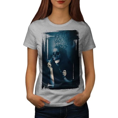 Skull Dead Goth Fantasy Women T-shirt