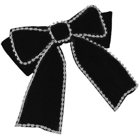 Stor sløyfe hårklemme Rhinestone sløyfe hårklemme krystall sløyfe