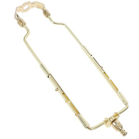 Säädettävä lampunvarjostimen tukikehys, yksinkertainen muotoilu, yhteensopiva kodin sisustuksen kanssa, kullanvärinen, 26,00X10,00X2,50CM, 1 setti